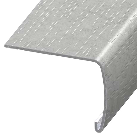 Optoro Stone LVT Slate Light Gray 2x1.5x94" VersaEdge Xtra Tall Stair Nose by Versatrim
