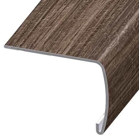 ReNew LVT Lofty Oak Brown 2x1.5x94" VersaEdge Xtra Tall Stair Nose by Versatrim