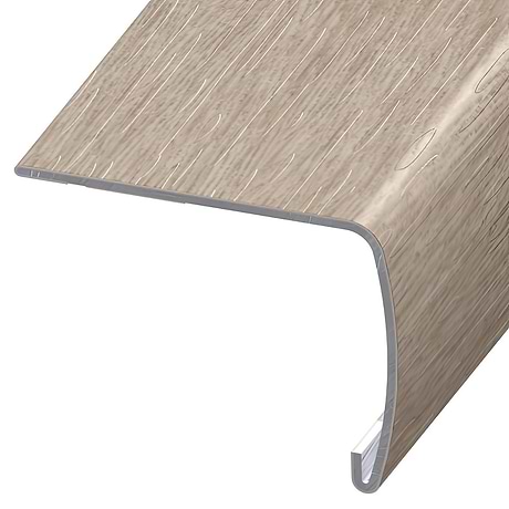 ReNew LVT Moon Beige 2x1.5x94" VersaEdge Xtra Tall Stair Nose by Versatrim