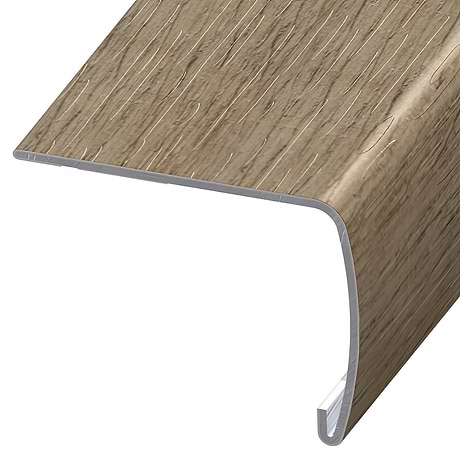 Moxy XL LVT Mushroom 2x1.5x94" VersaEdge Xtra Tall Stair Nose by Versatrim