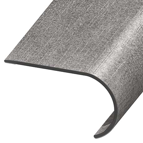 Katone LVT Concreto Steel 2.48x1.52x94" LVT Round Stair Nose by Versatrim