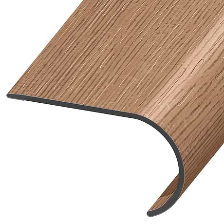 Optoro Wood LVT Tekapo Oak Scotch 2.48x1.52x94" LVT Round Stair Nose by Versatrim