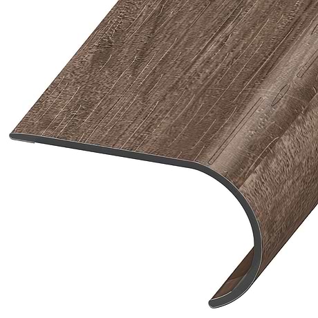 Optoro Wood LVT Spice Birch Dockside 2.48x1.52x94" LVT Round Stair Nose by Versatrim