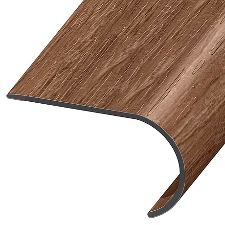 Optoro Wood LVT Spice Birch Meadow 2.48x1.52x94" LVT Round Stair Nose by Versatrim