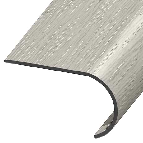 ReNew LVT White Oak Vintage 2.48x1.52x94" LVT Round Stair Nose by Versatrim