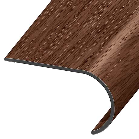 ReNew LVT Charming Chestnut Amber Glow 2.48x1.52x94" LVT Round Stair Nose by Versatrim