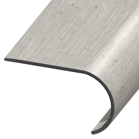 ReNew LVT Metalcrete Crest 2.48x1.52x94" LVT Round Stair Nose by Versatrim