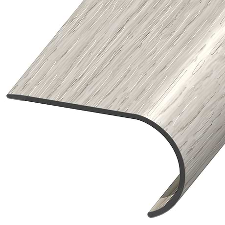 Moxy XL LVT Ash 2.48x1.52x94" LVT Round Stair Nose by Versatrim