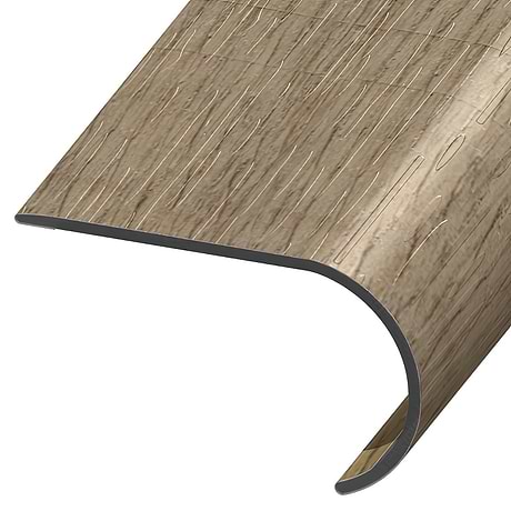 Moxy XL LVT Mushroom 2.48x1.52x94" LVT Round Stair Nose by Versatrim