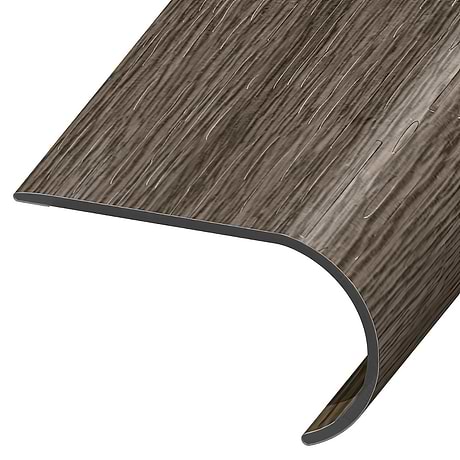 Moxy XL LVT Graphite 2.48x1.52x94" LVT Round Stair Nose by Versatrim