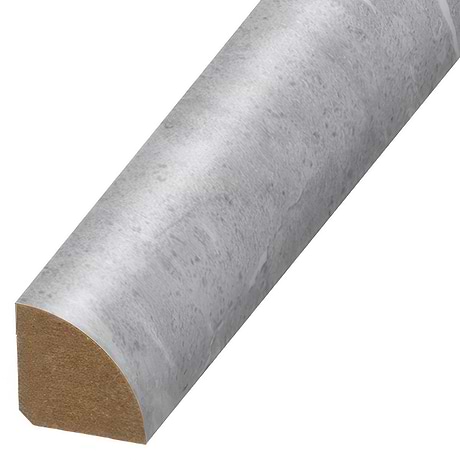 Optoro Stone LVT Chauny Marble Medium Gray .75x94" LVT Quarter Round Molding by Versatrim