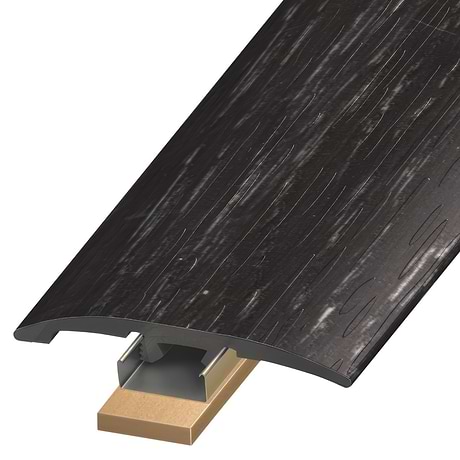 Woodcrete LVT Black 2x94" LVT Slim Trim by Versatrim