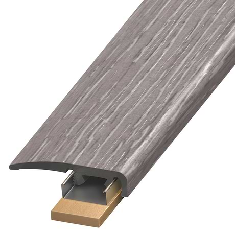 Woodcrete LVT Ash Brown 1.38x94" LVT Slim End Cap by Versatrim