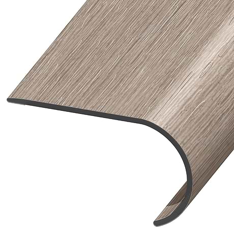 Optoro Wood LVT Bur Oak Veranda 2.48x1.52x94" LVT Round Stair Nose by Versatrim