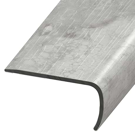 Tepoca LVT Silver 2x1x94" LVT VersaEdge Stair Nose by Versatrim