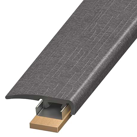 Inspira LVT Steel 1.38"x94" LVT Slim End Cap by Versatrim