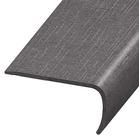 Inspira LVT Steel 2x1x94" LVT VersaEdge Stair Nose by Versatrim