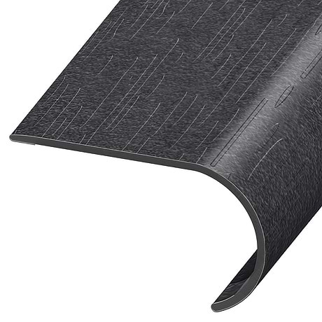 Inspira LVT Dark 2.48x1.52x94" LVT Round Stair Nose by Versatrim