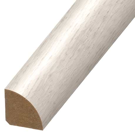 Katone LVT Wash Oak White .75x94" LVT Quarter Round Molding by Versatrim