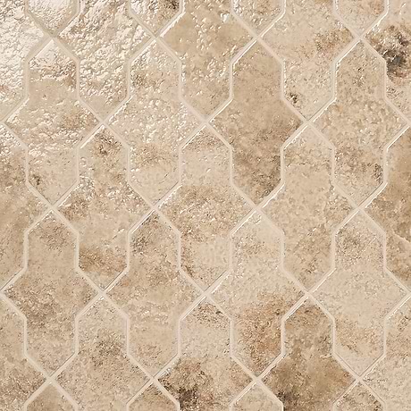 Greta Cruz Sand Beige 5x8 Glossy Textured Porcelain Tile