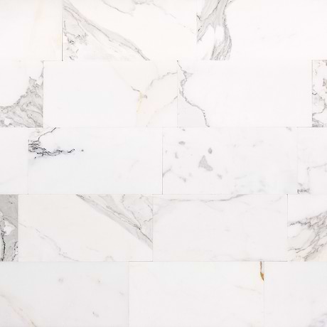 Calacatta Gold 6X12 Polished Marble Subway Tile