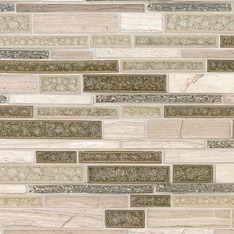 Shangri-La Wooden Beige Mosaic