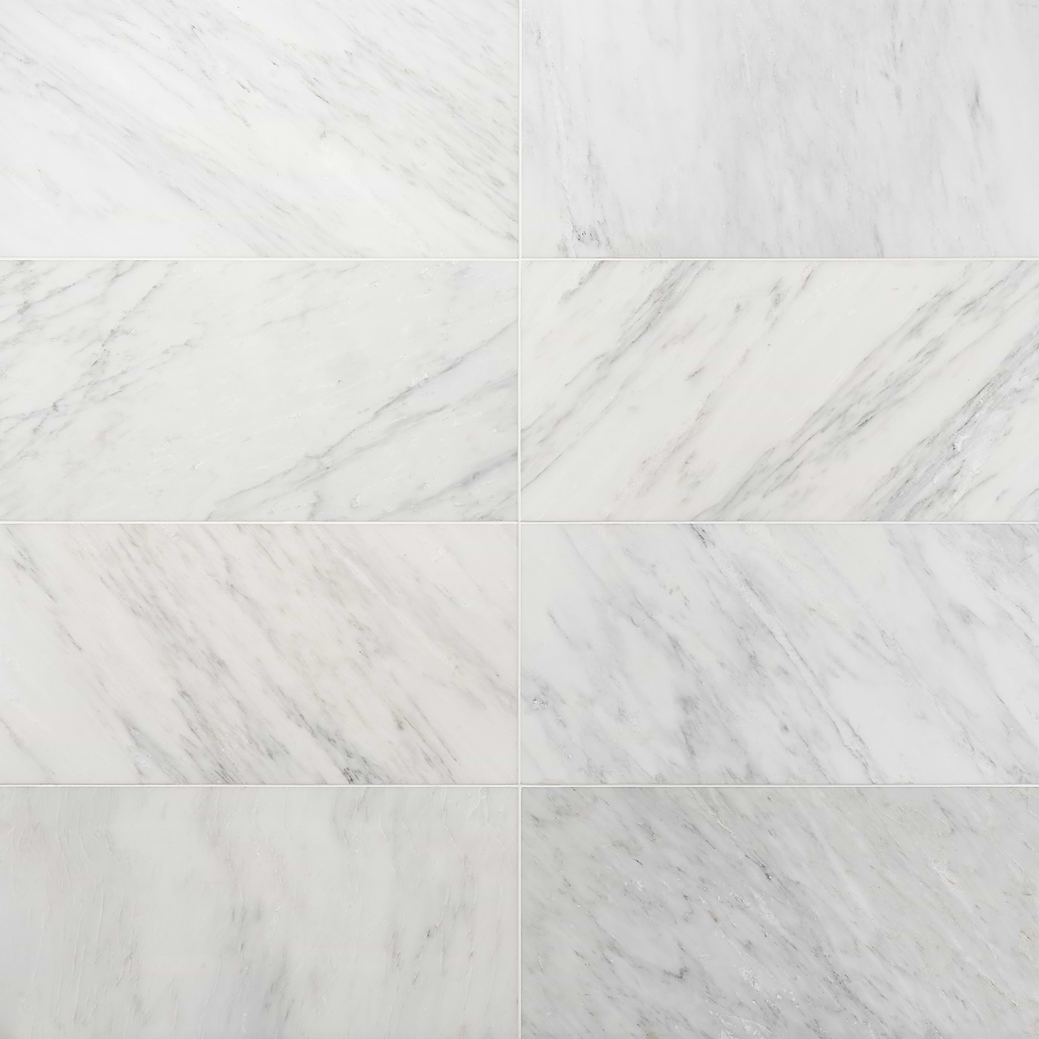ASIAN STATUARY White 12x24 Honed Marble Tile