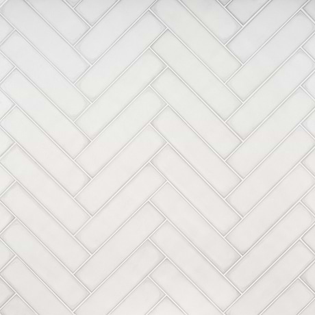 Artblock Bianco White 4x16 Matte Porcelain Tile by Stacy Garcia