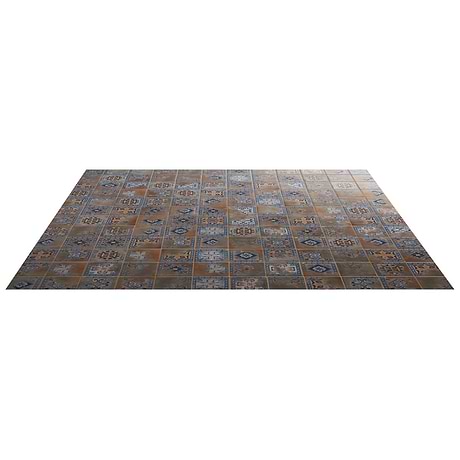 Morocco Medina Multicolor 4x4 Square Matte Porcelain Tile