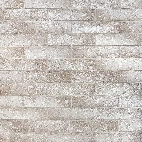 Easton Mesa Light Gray 2x8 Handmade Glazed Clay Subway Tile