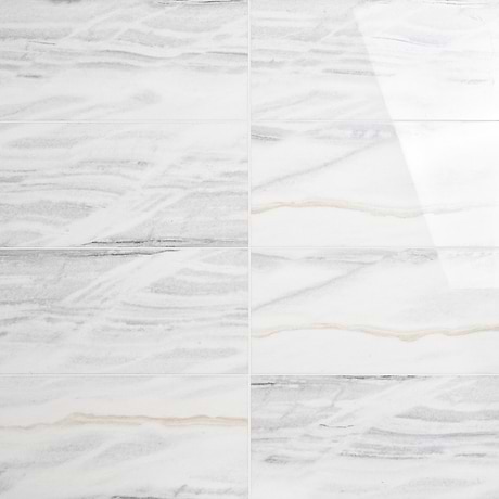 Lasa Silver 12x24 Polished Marble Tile