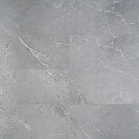Optoro Marble Medium Gray 28mil Rigid Core Click 12x24 Luxury Vinyl Tile