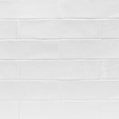 Lancaster Bianco White 3X12 Polished Ceramic Subway Tile