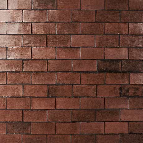 Emery Metallic Copper 4x8 Handmade Crackled Terracotta Subway Tile