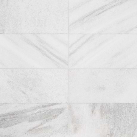 Biarritz White 12x24 Honed Marble Tile