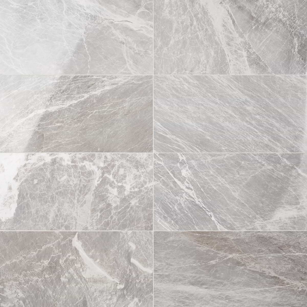 NORDIC GRAY 12x24 Polished Marble Tile