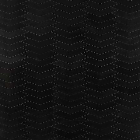 New Palm Beach Black Floral Polished Marble Mosaic by Krista Watterworth