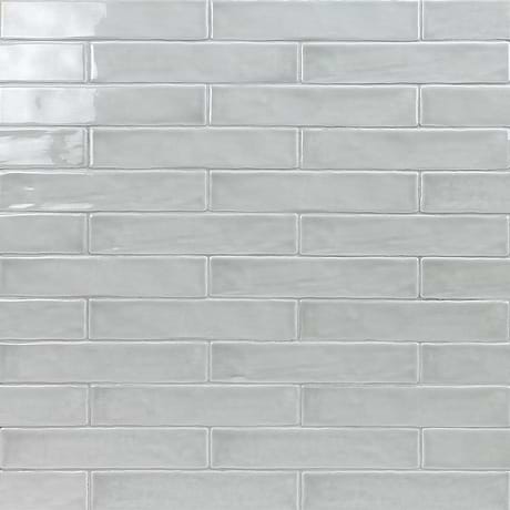 Seaport Chameleon Sage Gray 2x10 Polished Ceramic Subway Tile