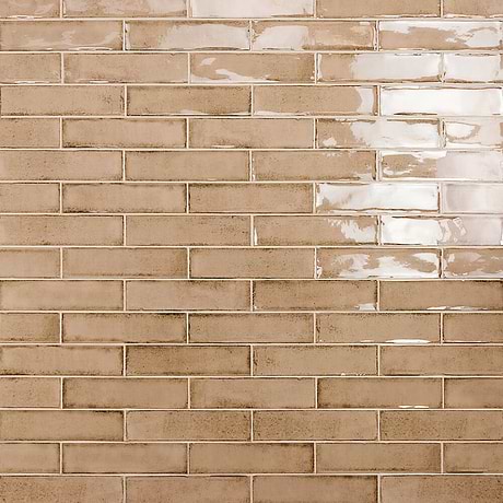 Castle Sandstorm Beige 3x12 Polished Ceramic Subway Tile