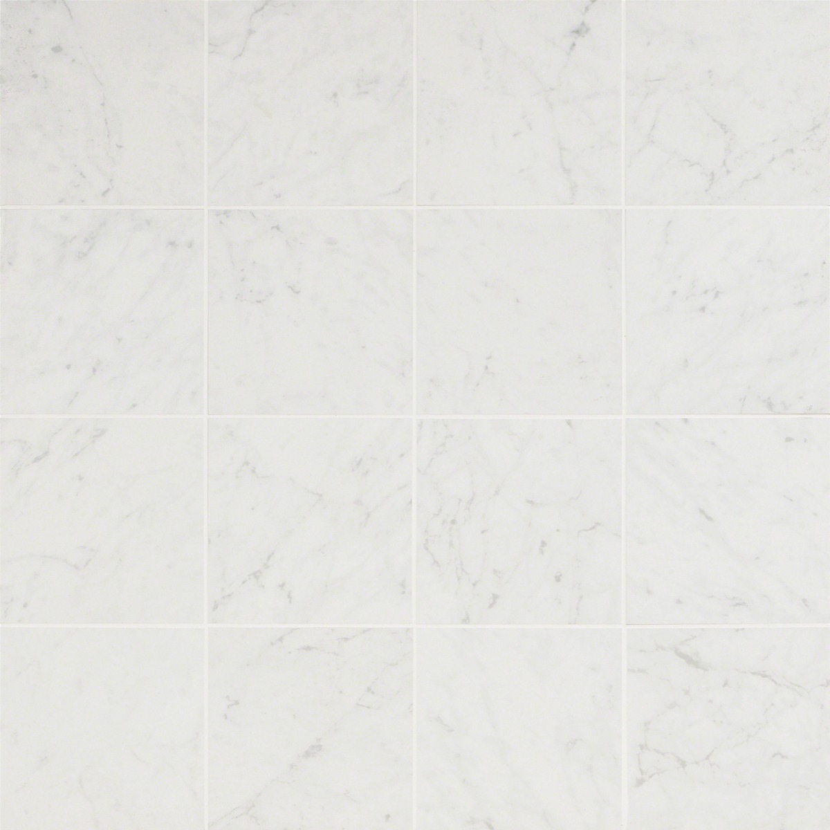 Marble Tech Bianco Gioia White 6x6 Matte Porcelain TIle