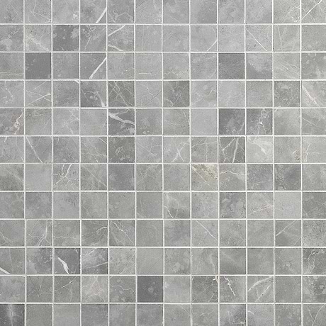 Marble Tech Grigio Imperiale Gray 2x2 Matte Porcelain Mosaic