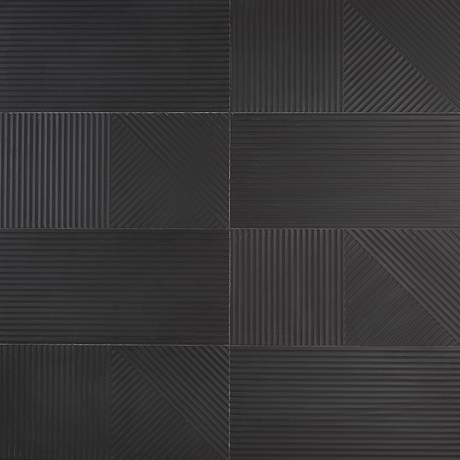 Renzo Grafite Gray 12x24 3D Matte Porcelain Tile