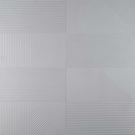 Renzo Grigio Gray 12x24 3D Matte Porcelain Tile