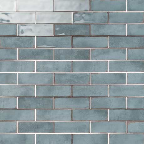 Los Lunas Blue 4x12 Polished Ceramic Subway Tile