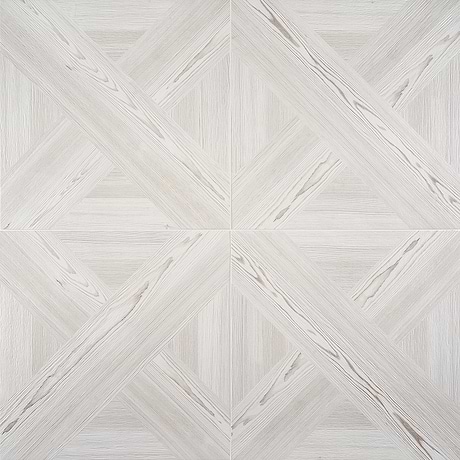Barberry Decor Mandorla White 24X24 Wood Look Matte Porcelain Tile