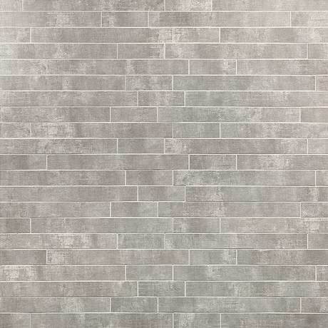 Basic Roadway Cement Silver Brick Matte Porcelain Mosaic