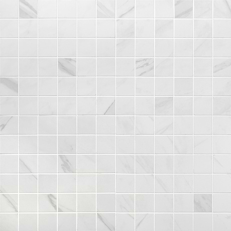 Basic Marble Bianco White 2x2 Matte Porcelain Mosaic