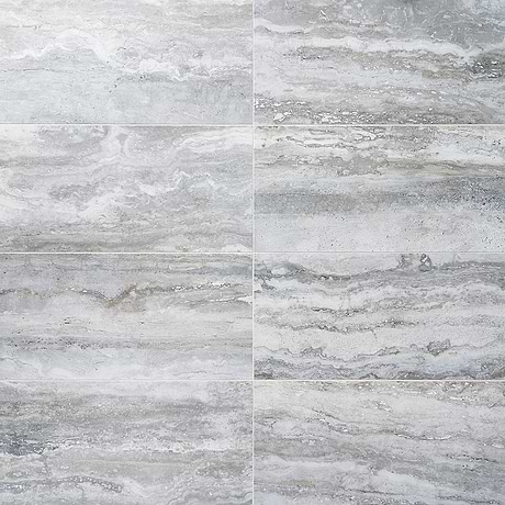 Basic Travertine Sky Blue 12x24 Matte Porcelain Tile
