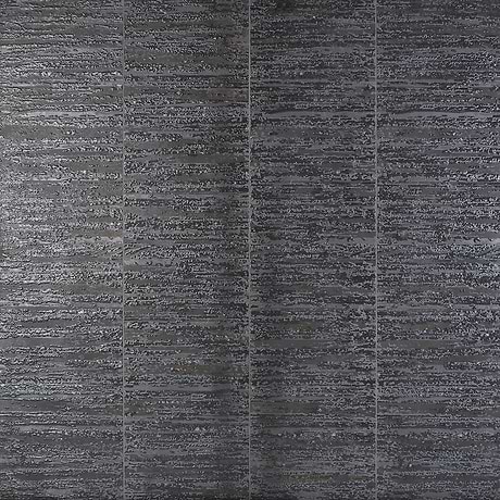 Twilight Deco Dark Gray 12X48 Metal Look Matte Porcelain Tile
