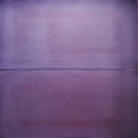 Amulet Mist Aubergine Purple 18x36 Metal Laminated Polished Porcelain Tile